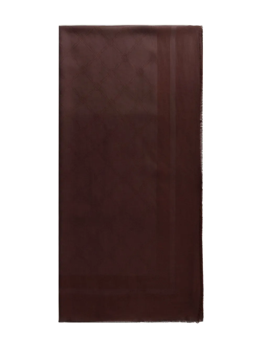 Elisabetta Franchi logo-pattern scarf Bruin