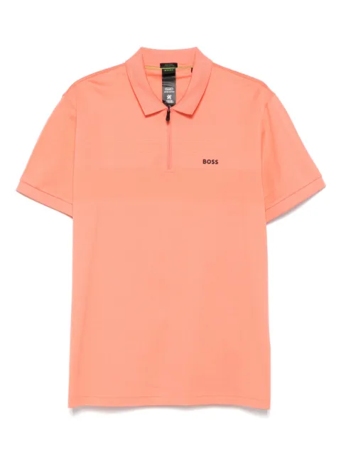BOSS half-zip polo shirt