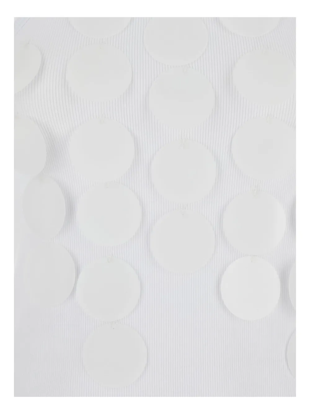 MSGM CHAINMAIL-EFFECT TANK TOP