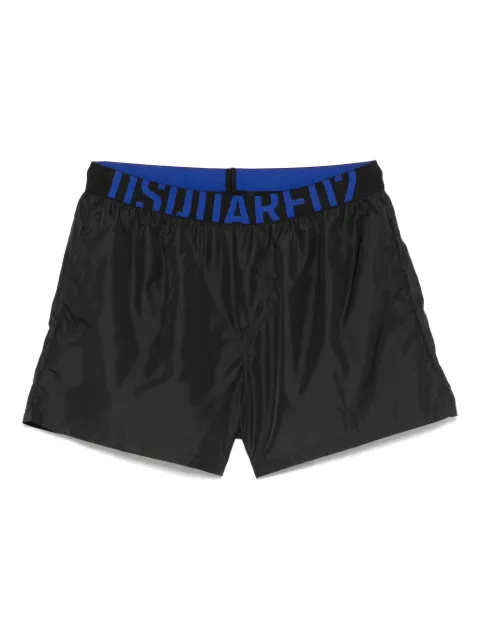 DSQUARED2 shorts de playa con logo en la pretina