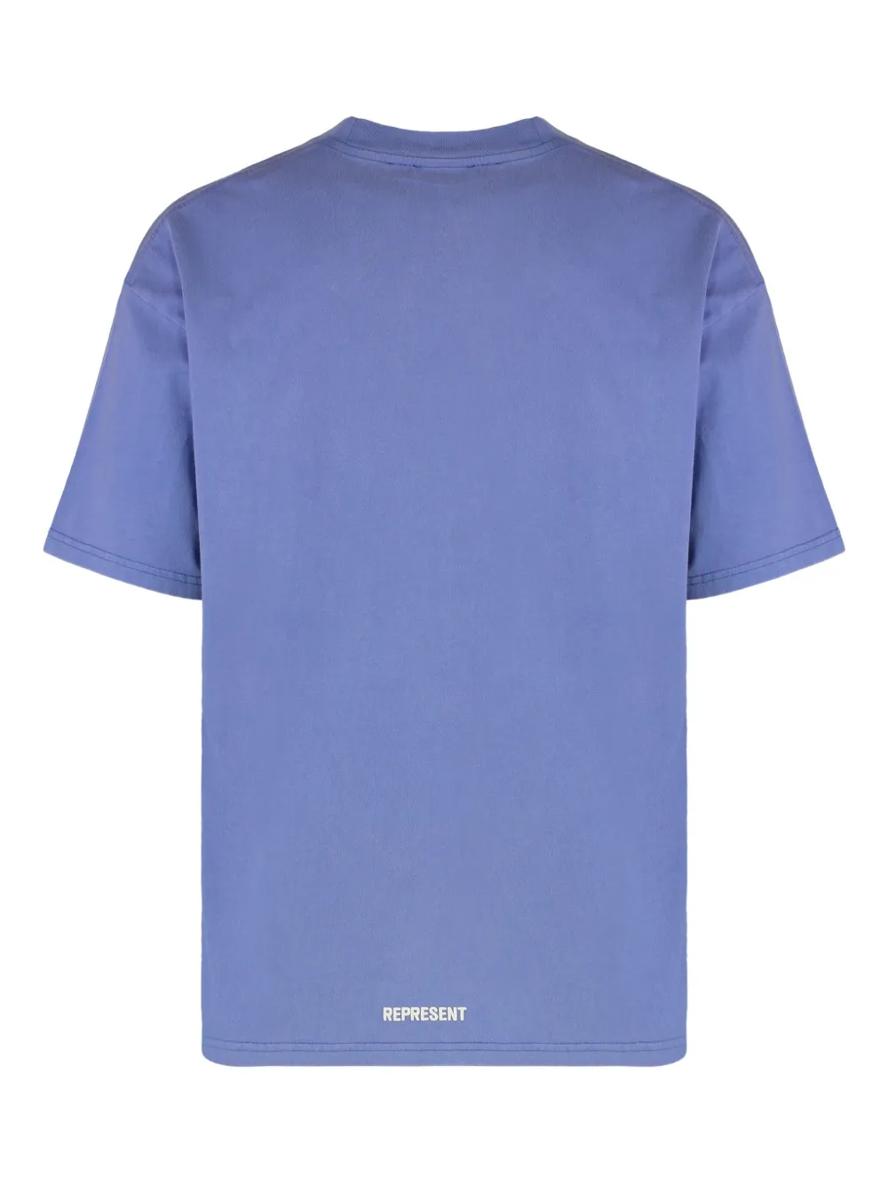 Represent logo-print cotton T-shirt - Paars