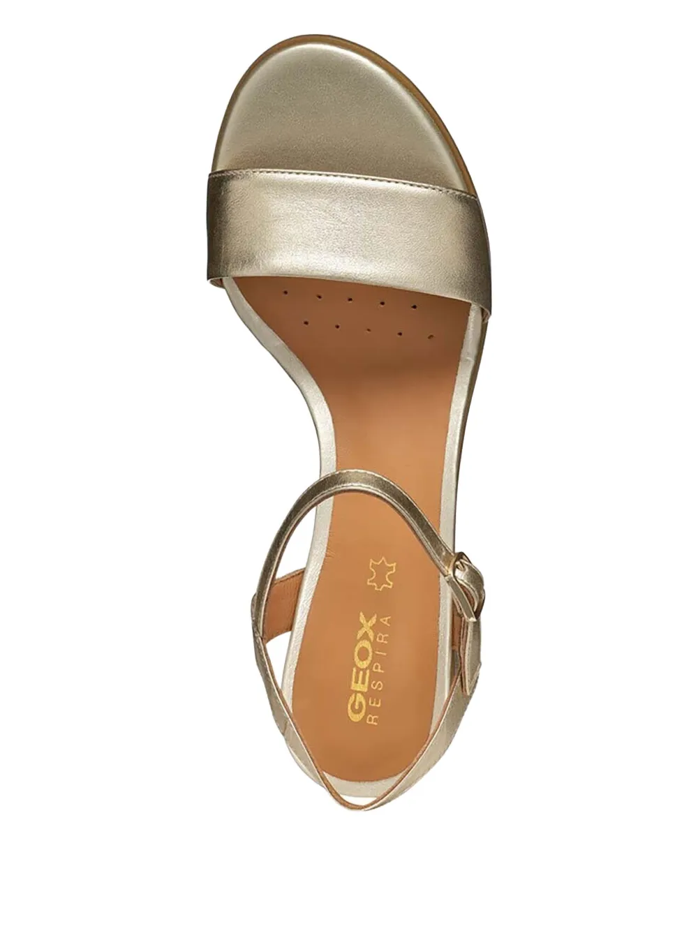 Geox 55mm Aurely block-heel sandals Gold