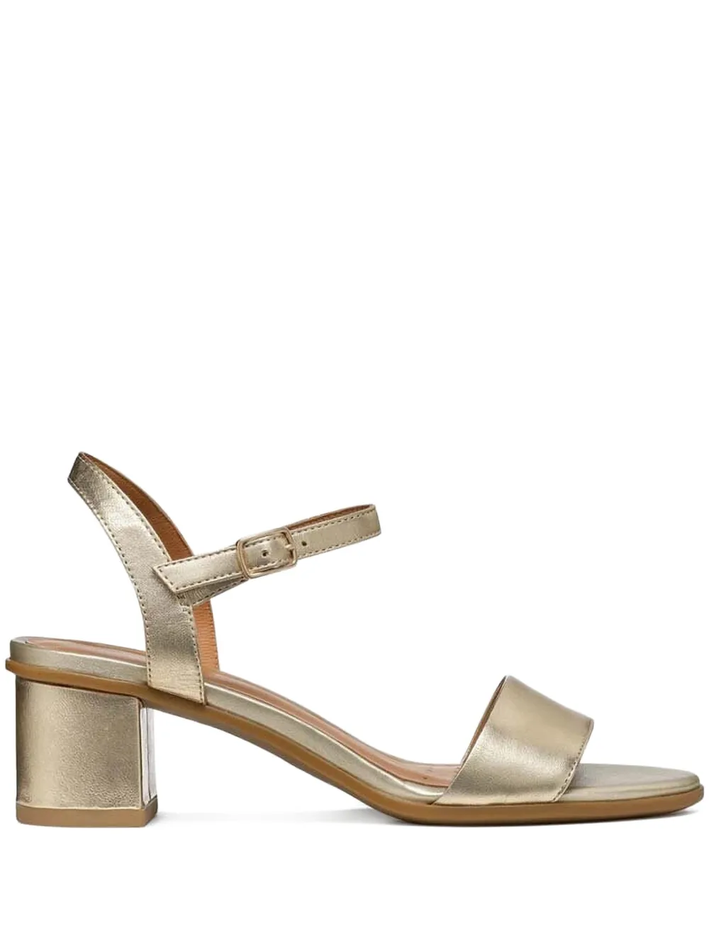 Geox 55mm Aurely block-heel sandals Gold