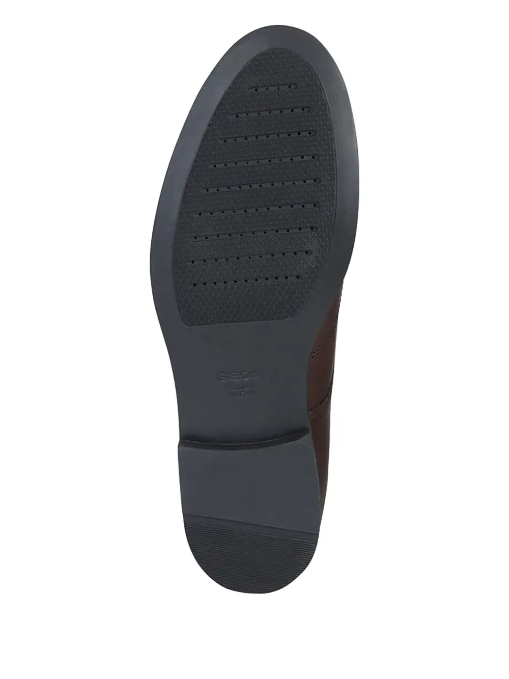 Geox Decio cap-toe derby shoes C6006 BROWN