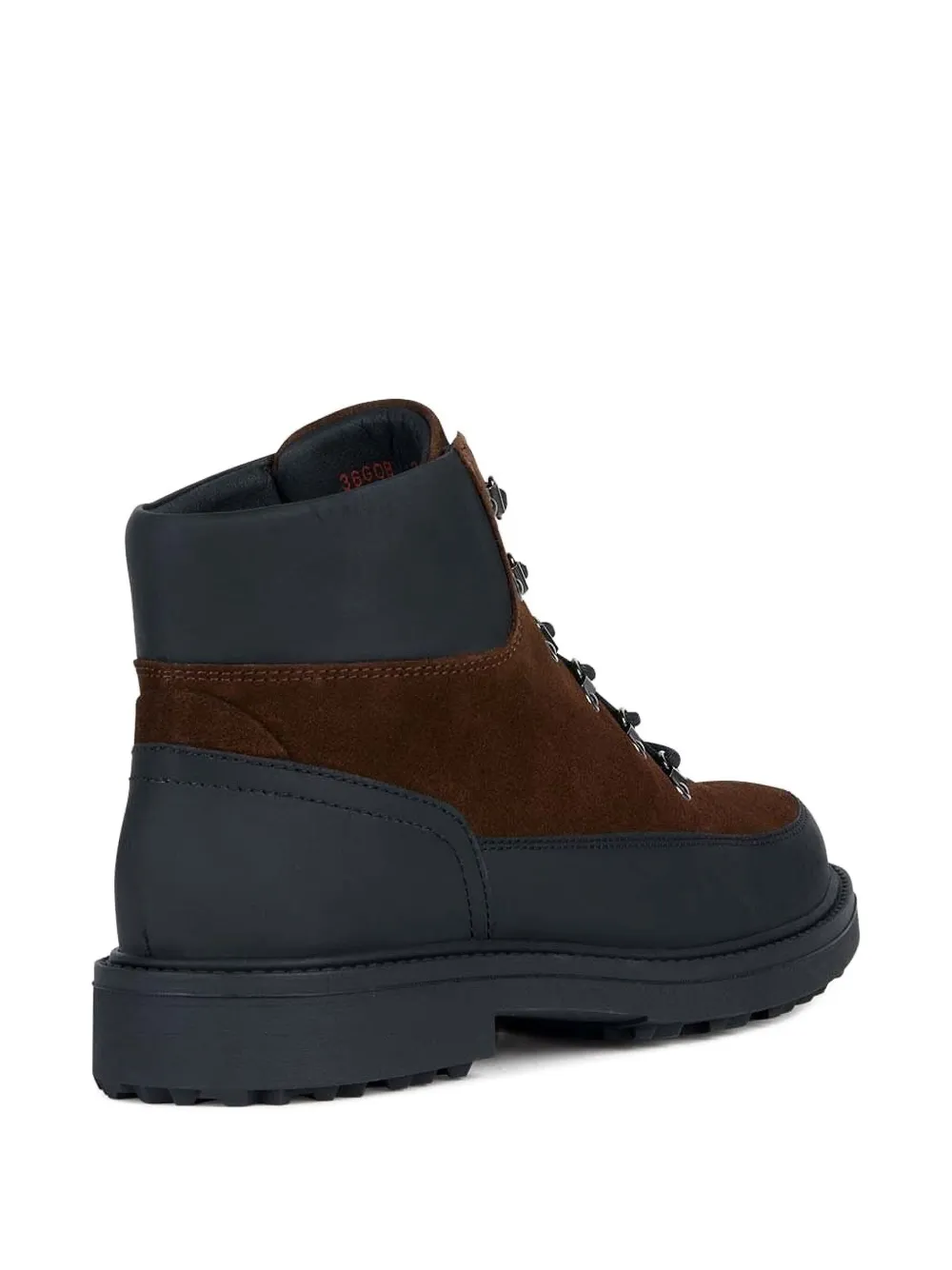 Geox Lagorai + Grip suede lace-up boots Brown