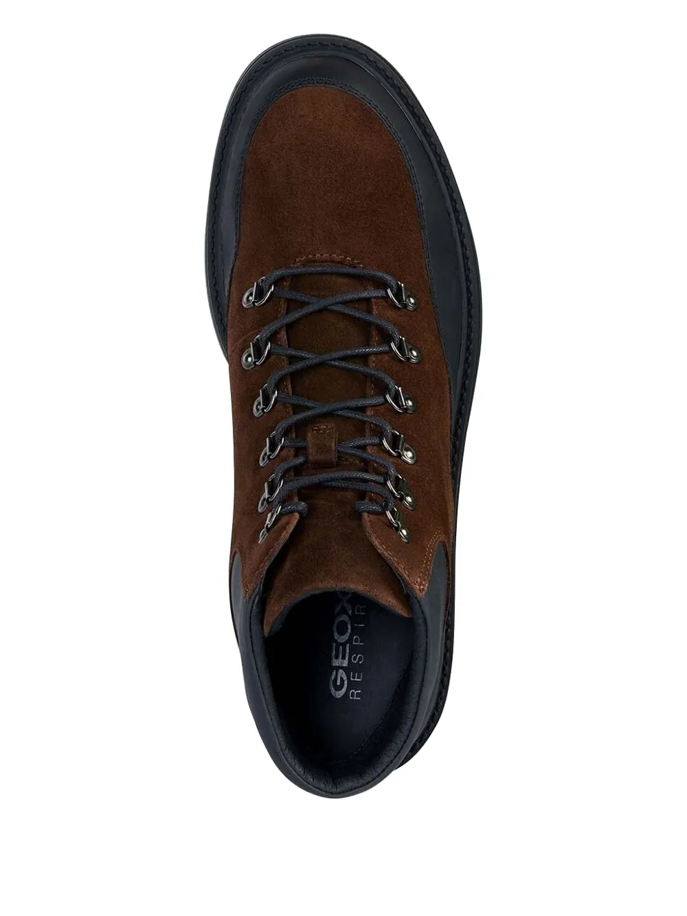 Geox Lagorai + Grip suede lace-up boots Brown