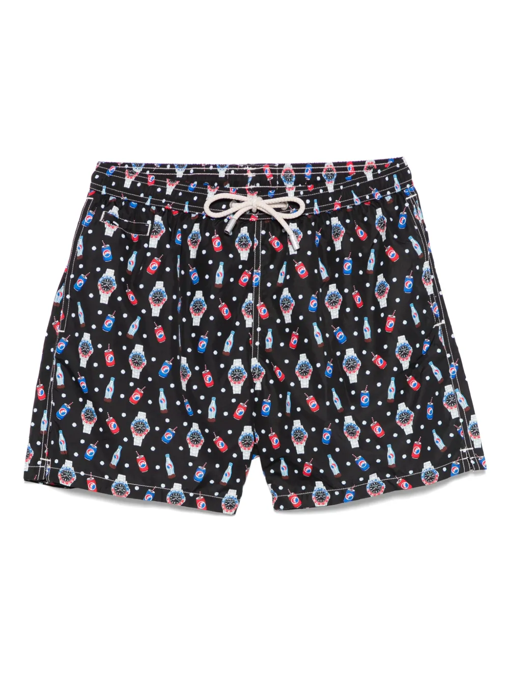 MC2 Saint Barth shorts de playa Lighting | negro | Image 1