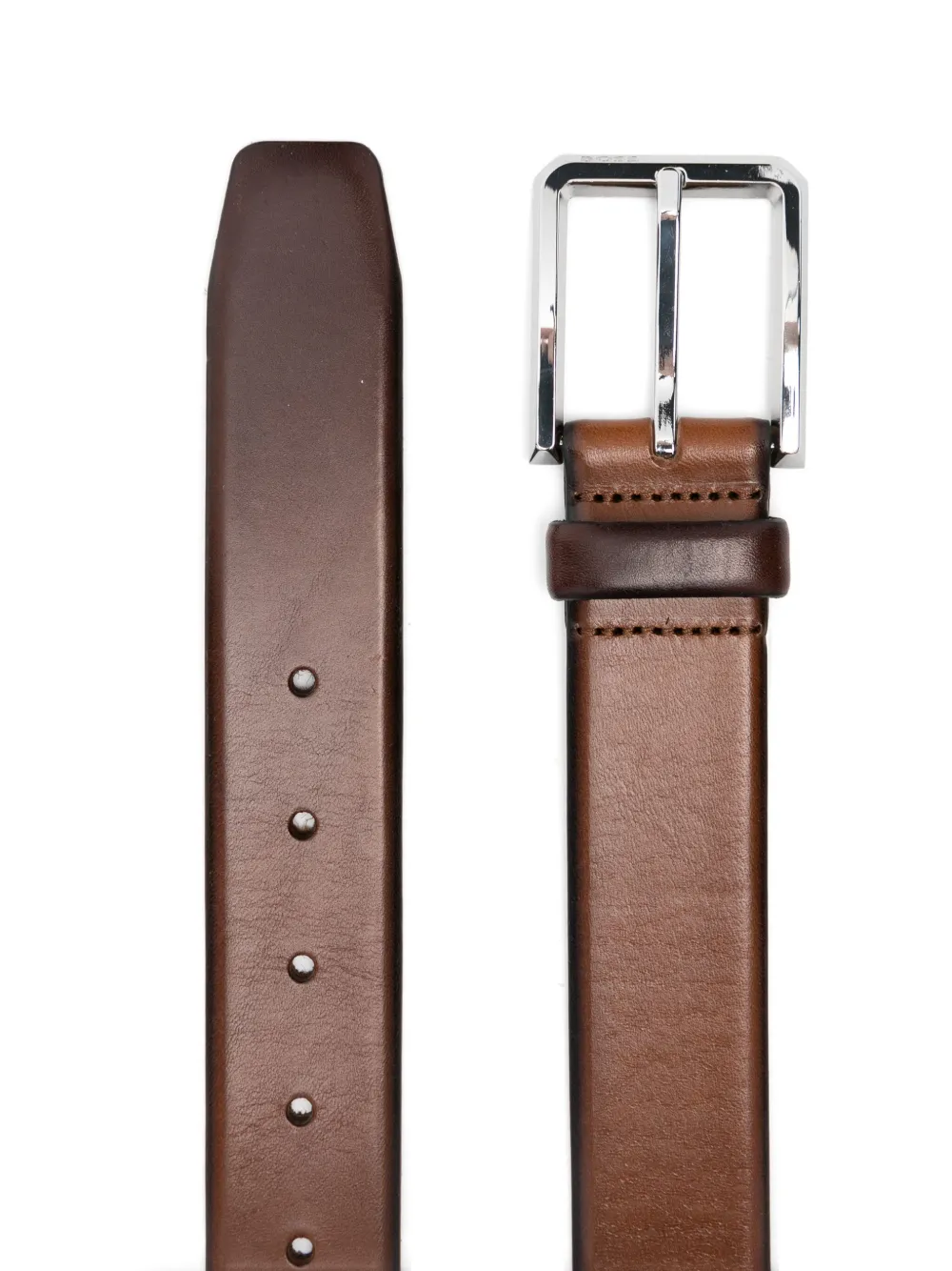 BOSS Riem met logogesp - Bruin