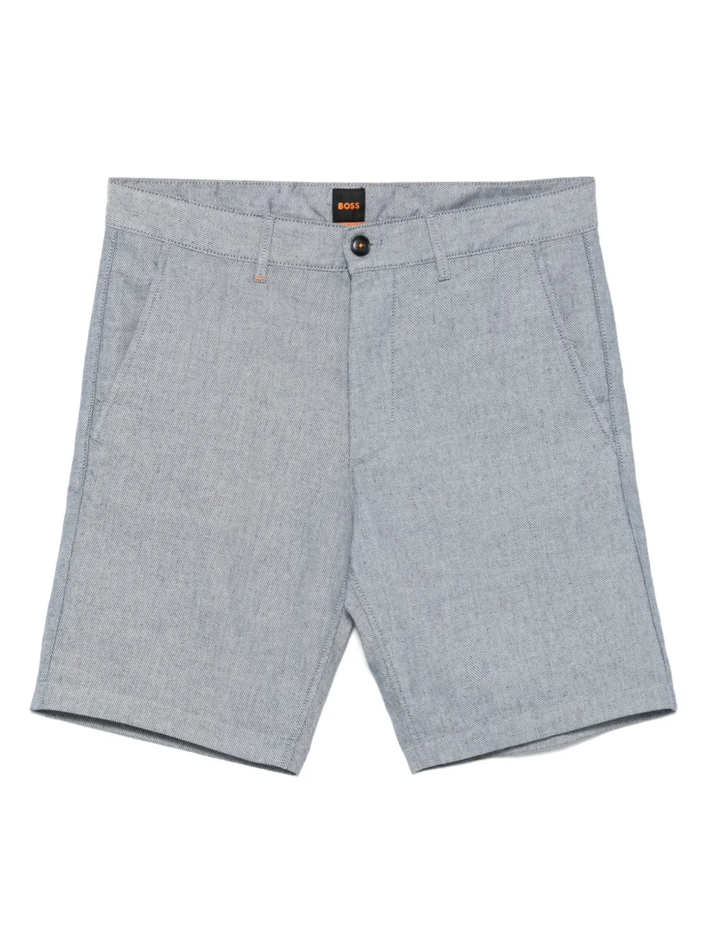 BOSS mélange-effect chino shorts | Blue | Image 1