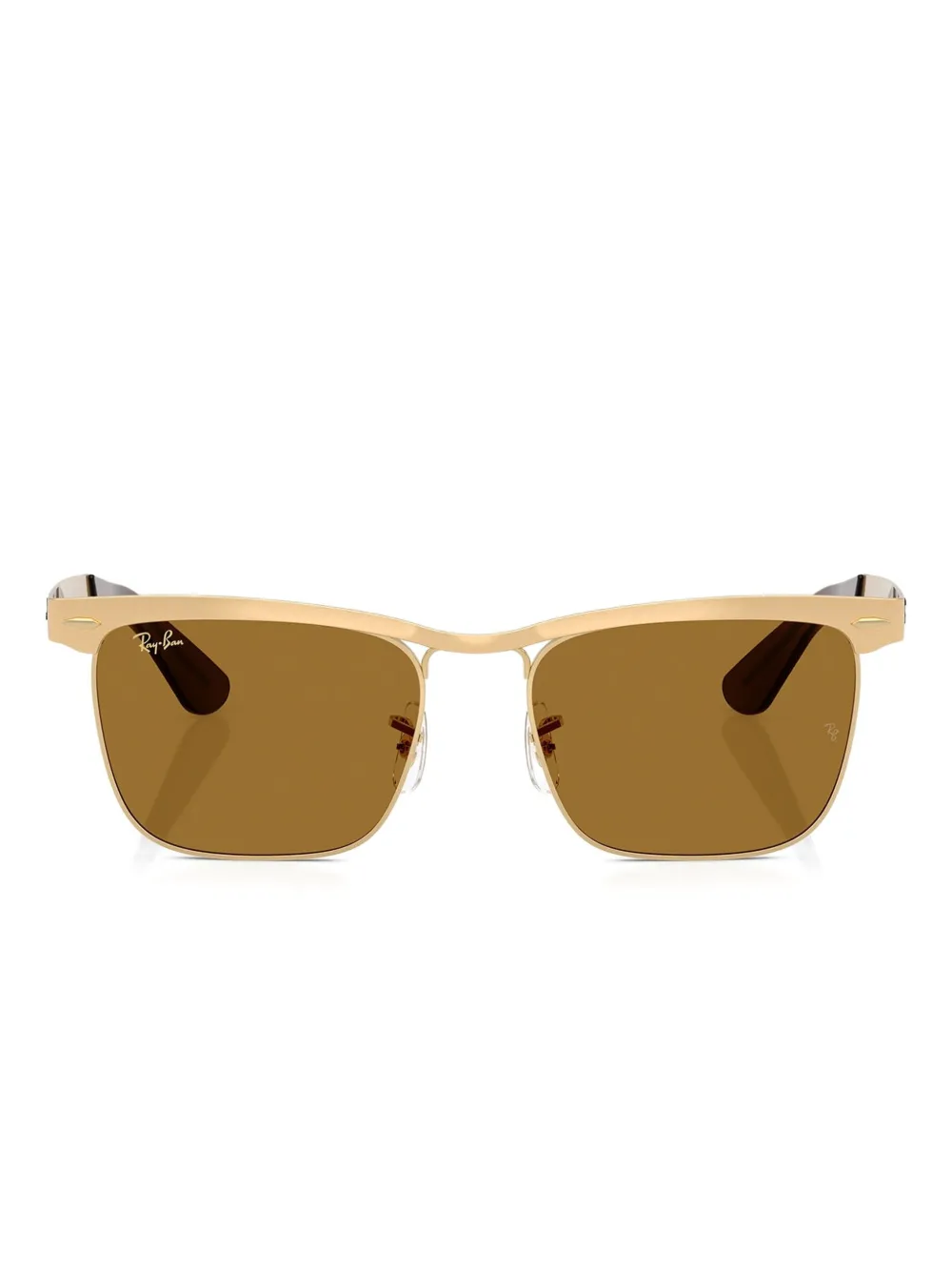 Ray-Ban Occhiali da sole squadrati bicolore - Oro