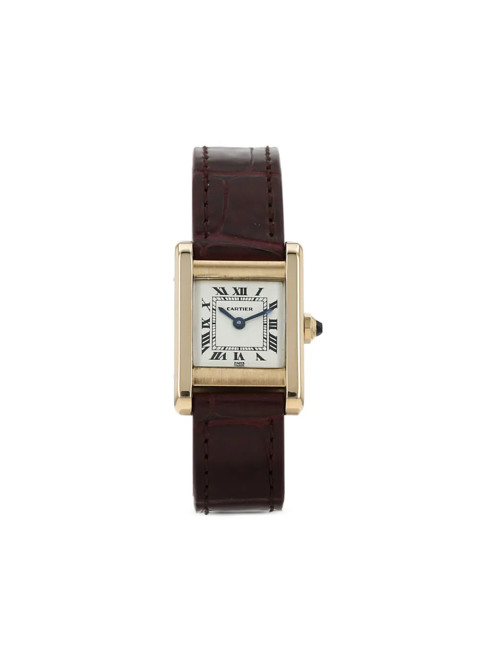 Cartier ساعة 'تانك فرانسيز' كلاسيكية 28 ملم 1970 | أبيض | Image 1