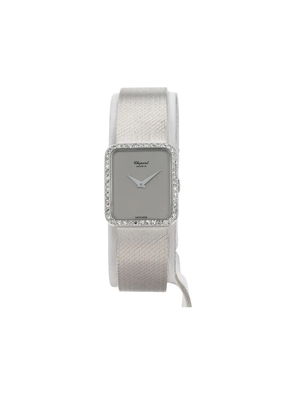 Pre-owned Chopard 1970 Classic 23mm In Grey
