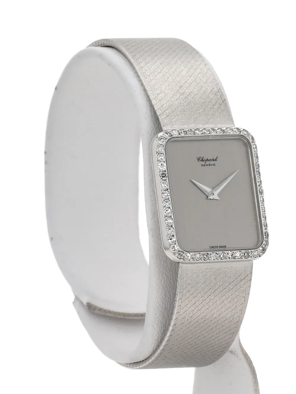 Pre-owned Chopard 1970 Classic 23mm In Grey