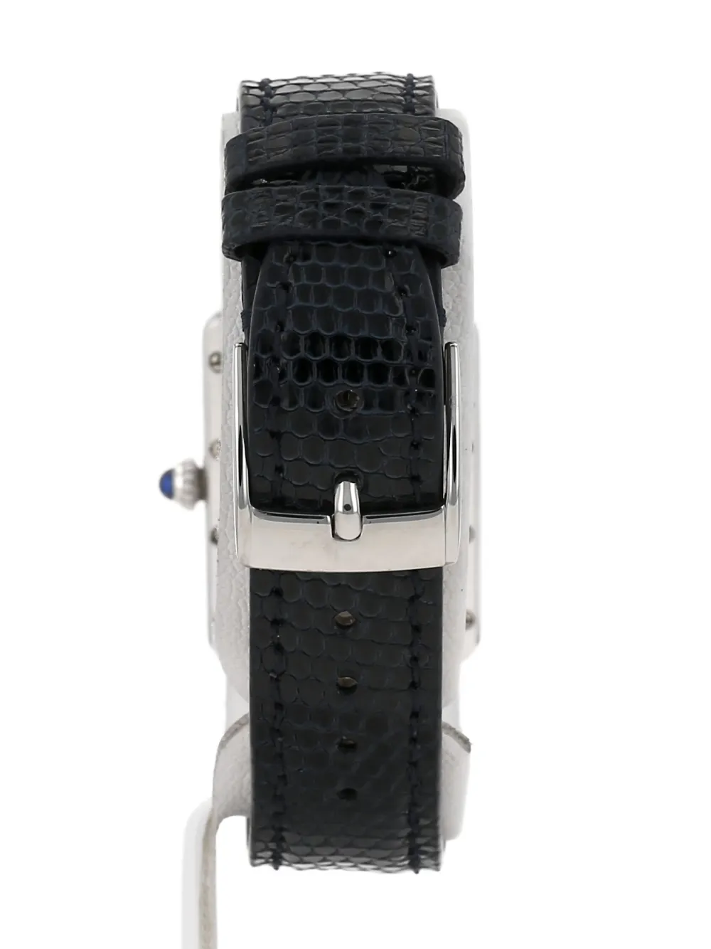 Pre-owned Cartier 1990 Tank Must 29mm In White