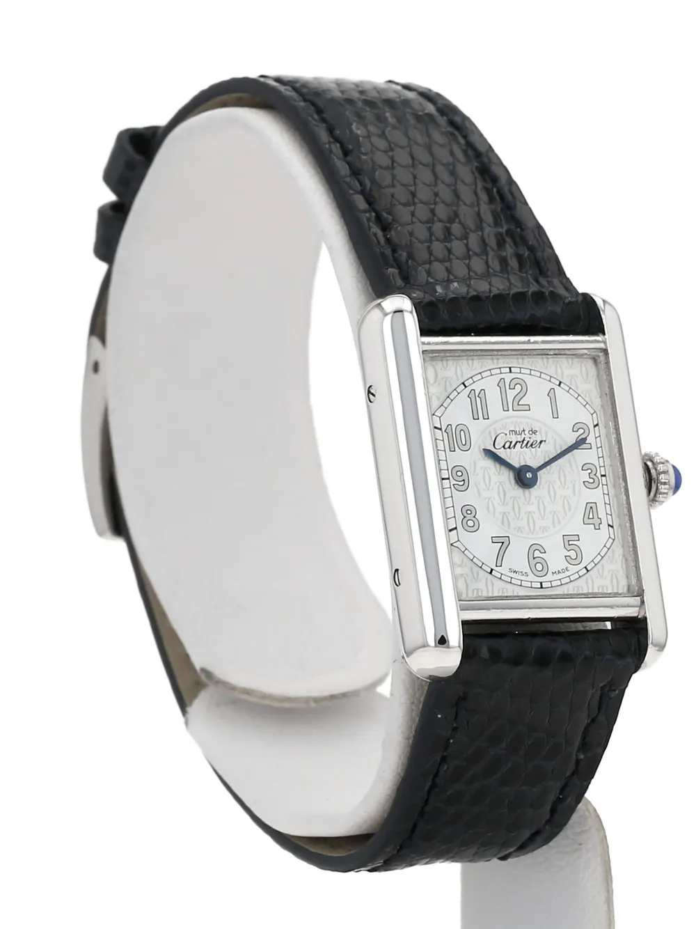 Pre-owned Cartier 1990 Tank Must 29mm In White