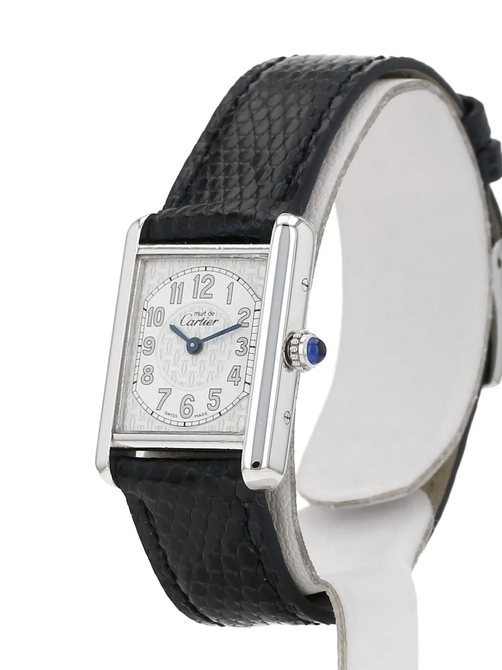Pre-owned Cartier 1990 Tank Must 29mm In White