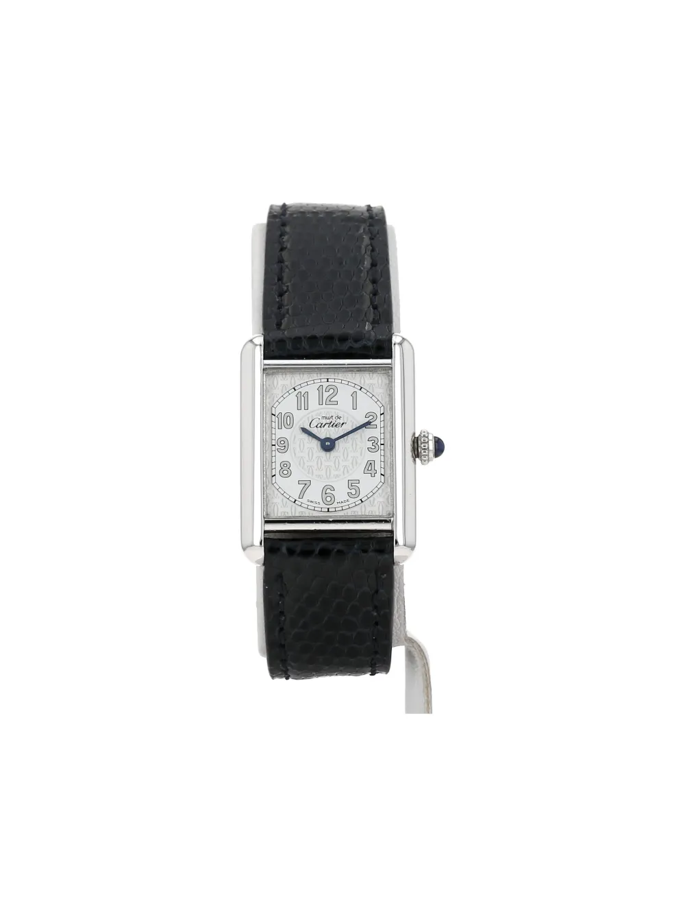 Pre-owned Cartier 1990 Tank Must 29mm In White