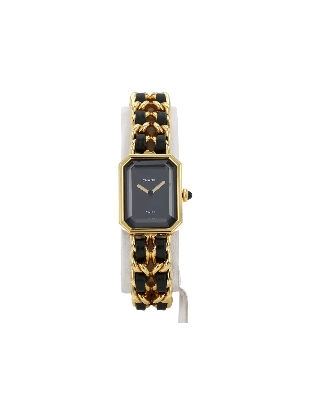 Pre-owned Chanel 1990 Première Xl 26mm In Black