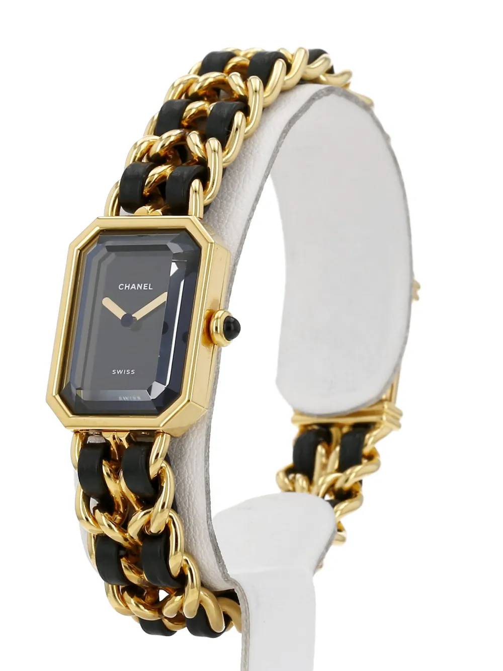 Pre-owned Chanel 1990 Première Xl 26mm In Black