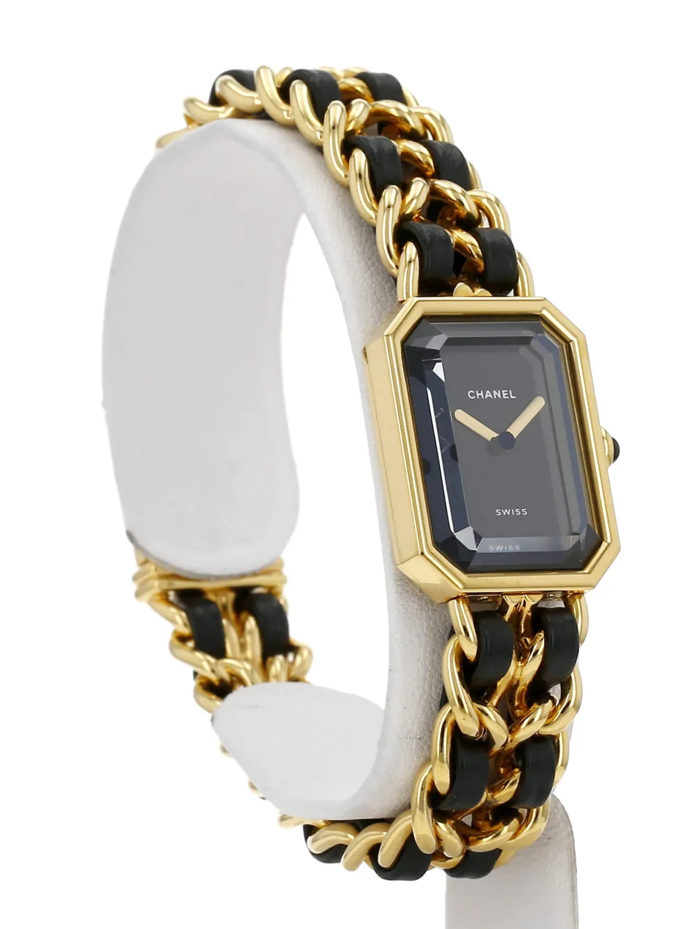 Pre-owned Chanel 1990 Première Xl 26mm In Black