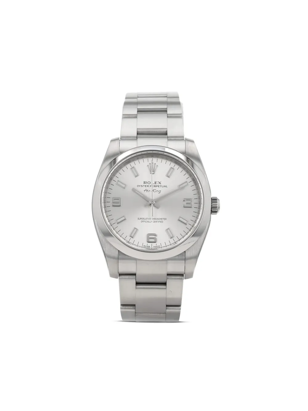 Rolex 2014 pre-owned Air King 34mm | Silver | Image 1