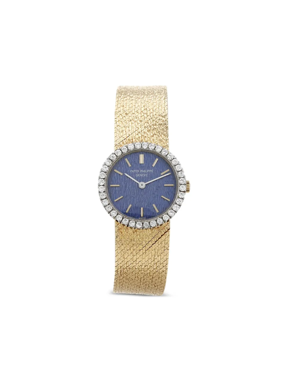 Patek Philippe montre en or jaune 24 mm (1970) | bleu | Image 1
