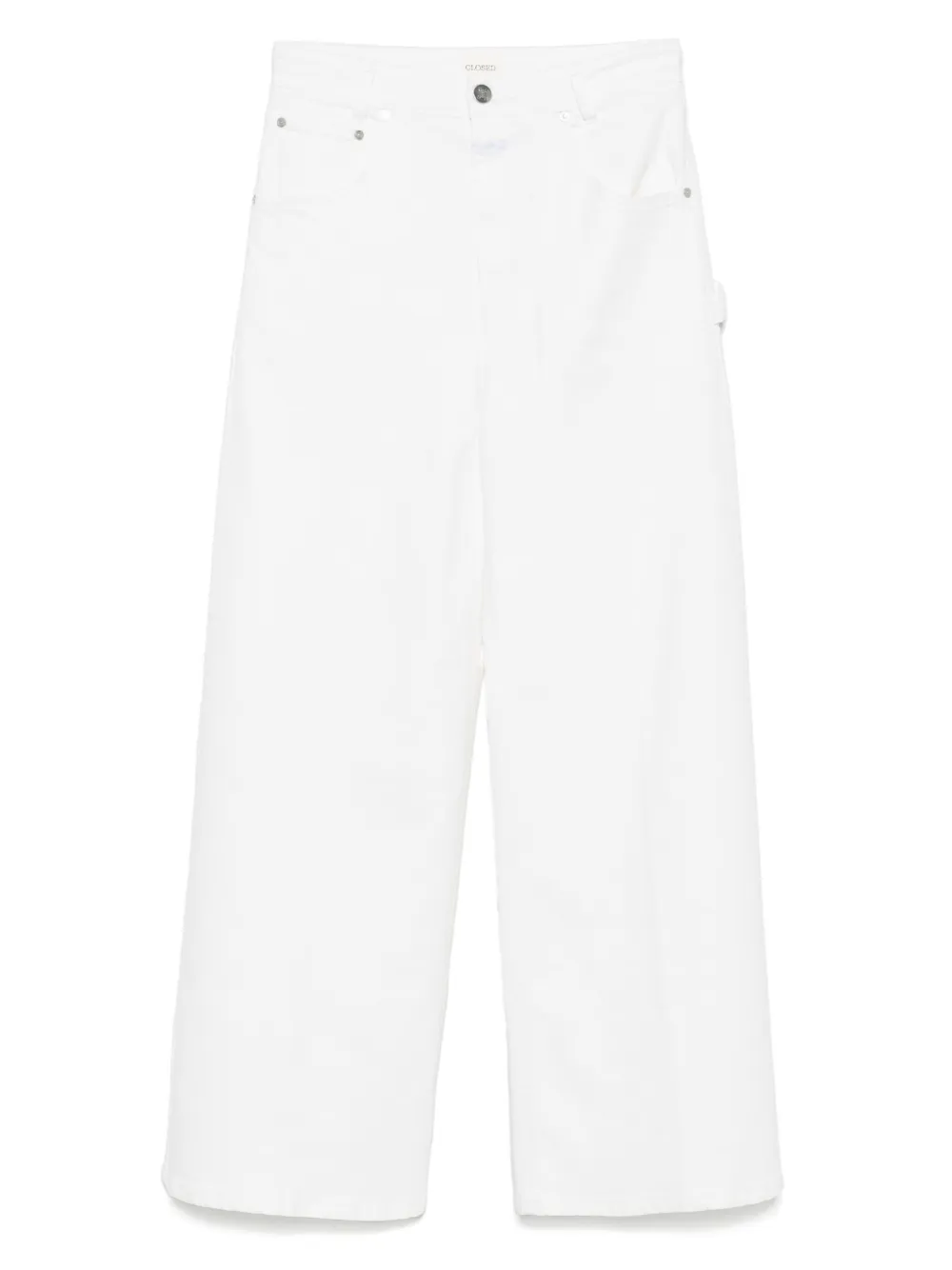 Closed Jeans met knoopsluiting Wit