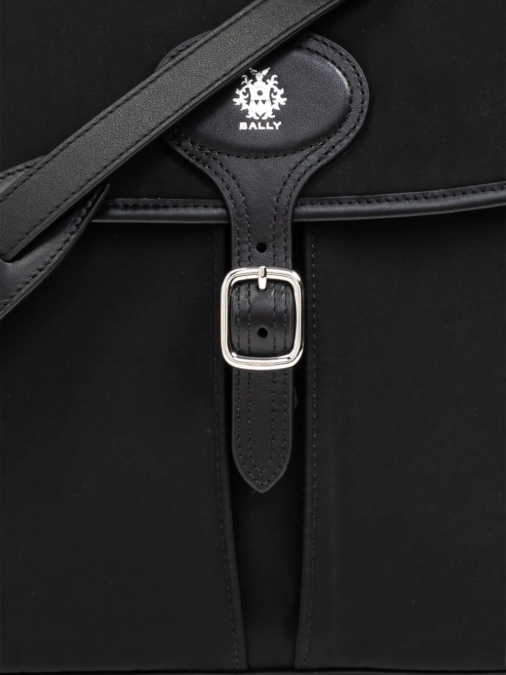 Bally Schoudertas met logo Zwart