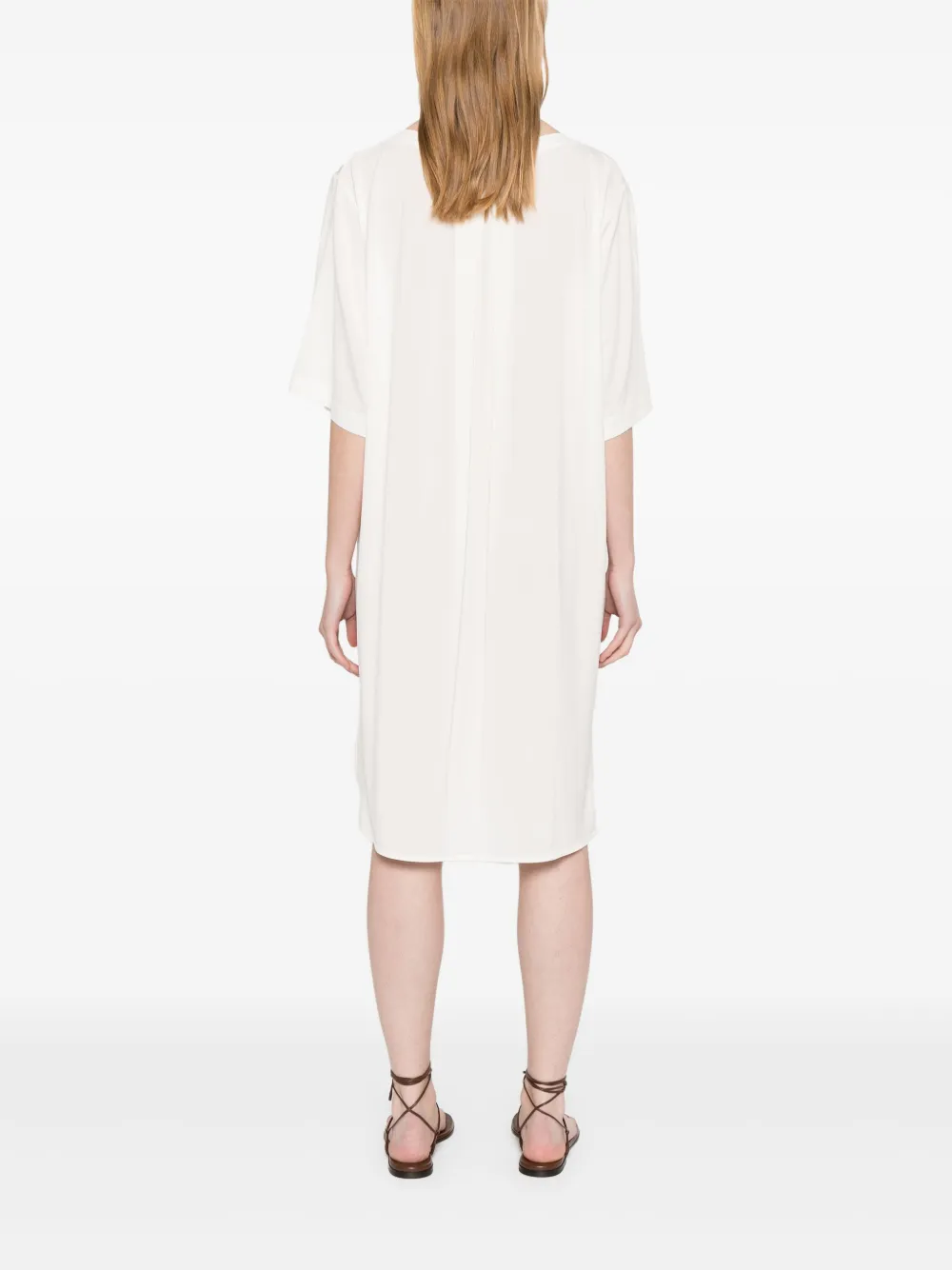 Max Mara Luna mini-jurk Wit