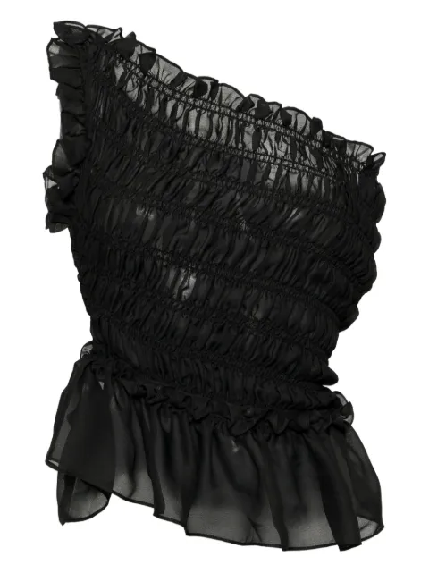Rokh smocked off-shoulder top