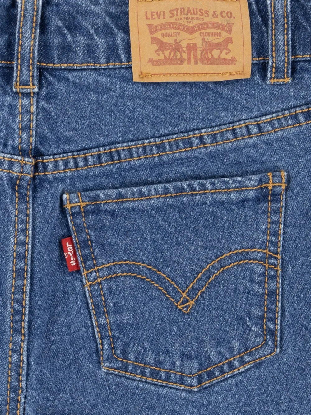 Levi's Kids Spijkershorts Blauw