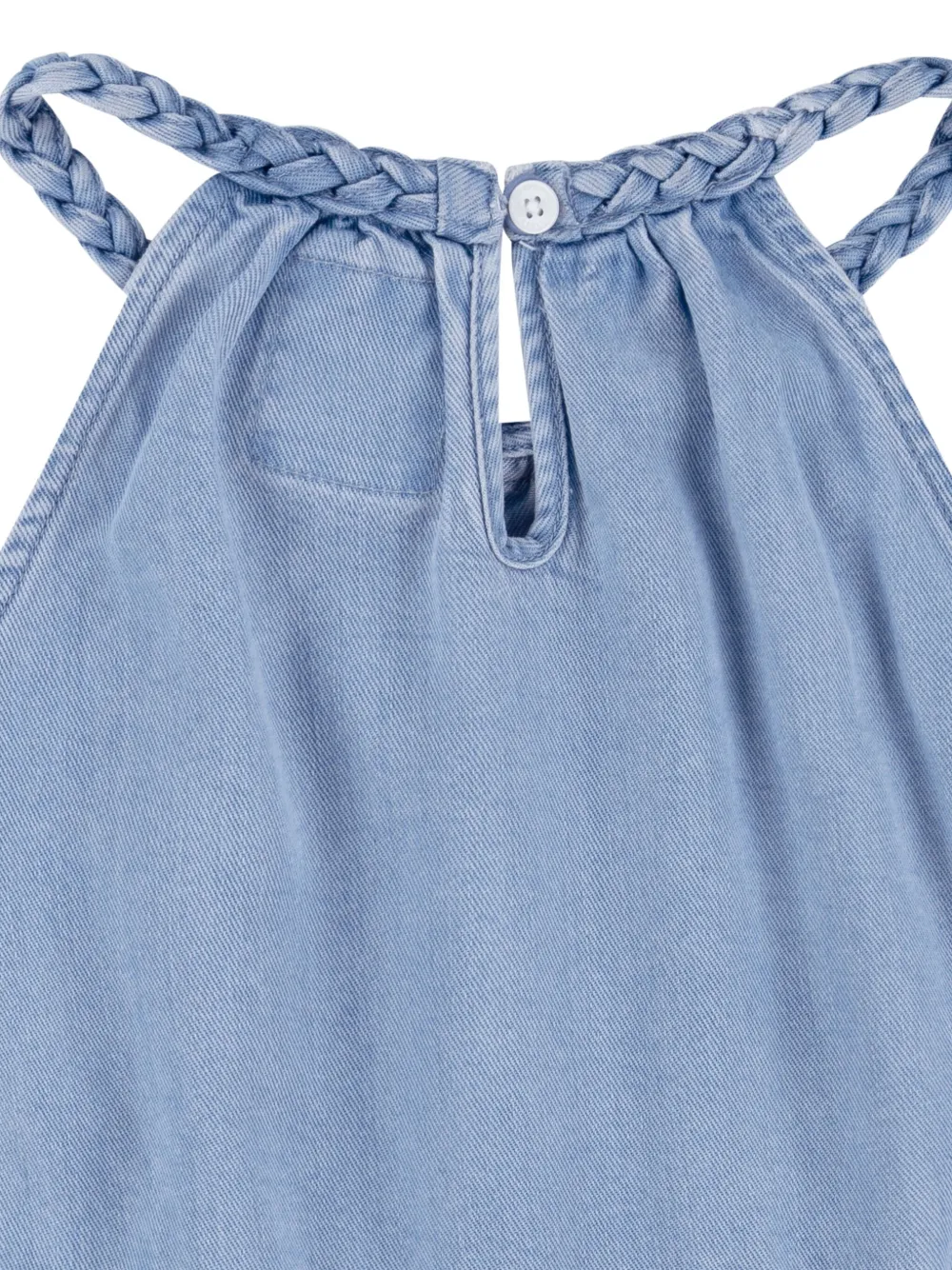 Levi's Kids Denim top met gevlochten band Blauw