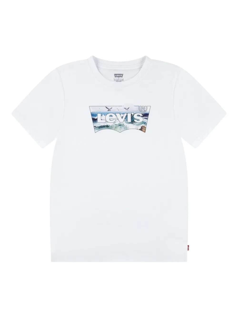 Levi's Kids ロゴ Tシャツ - ホワイト Levi's Kids ロゴ Tシャツ - ホワイト