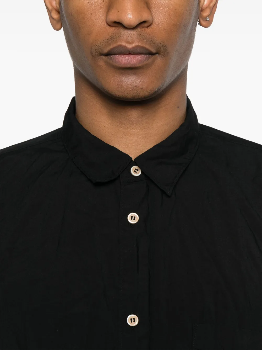 Comme des Garçons Homme Plus Overhemd met lange mouwen Zwart