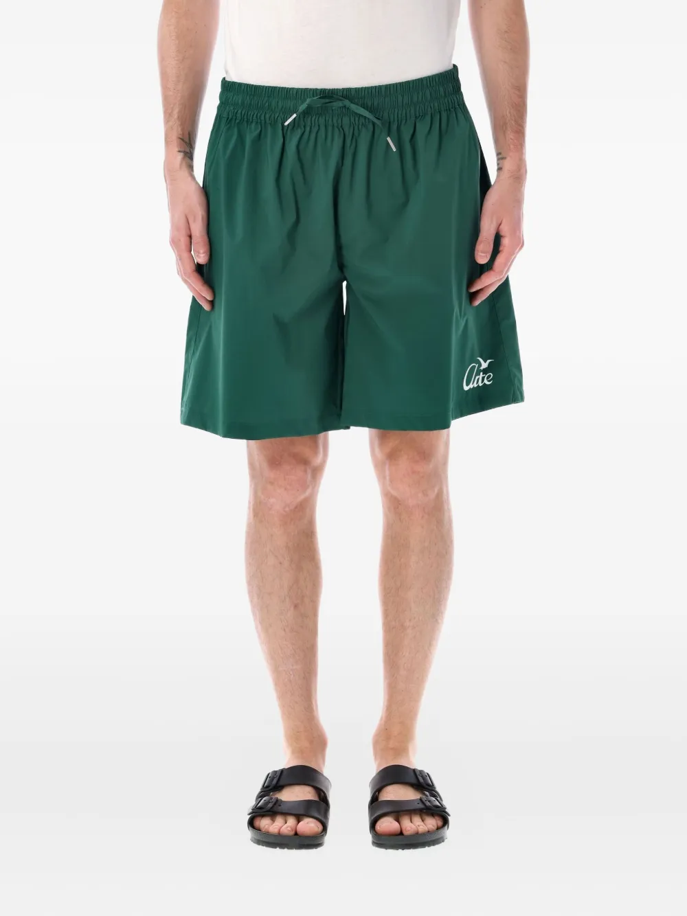 Arte Antwerp drawstring-waist shorts | Green | Image 1