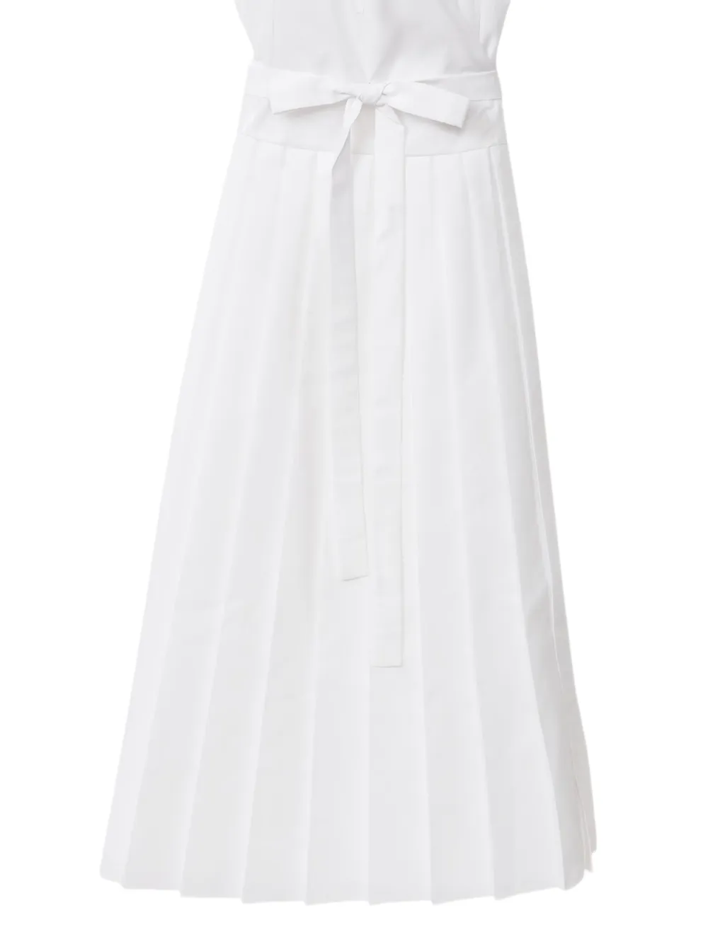 Fabiana Filippi Mousseline midi-jurk Wit