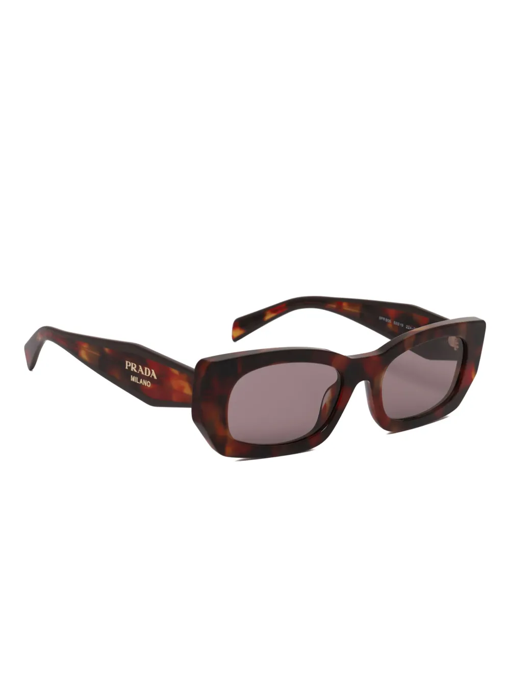 Prada tortoiseshell square-frame sunglasses - Bruin
