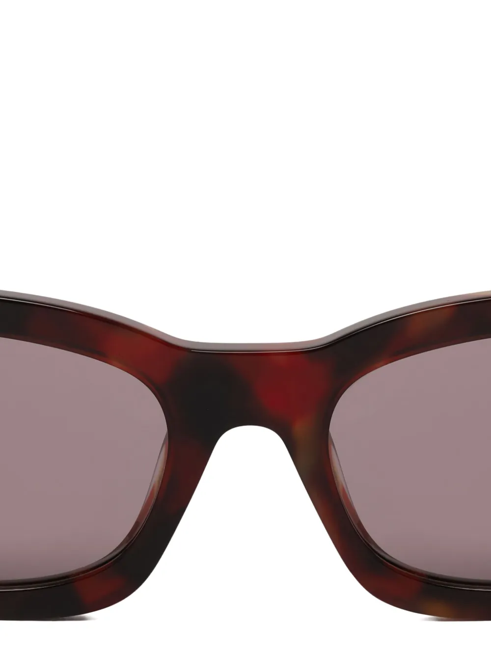 Prada Eyewear Zonnebril met schildpadschild-design Bruin