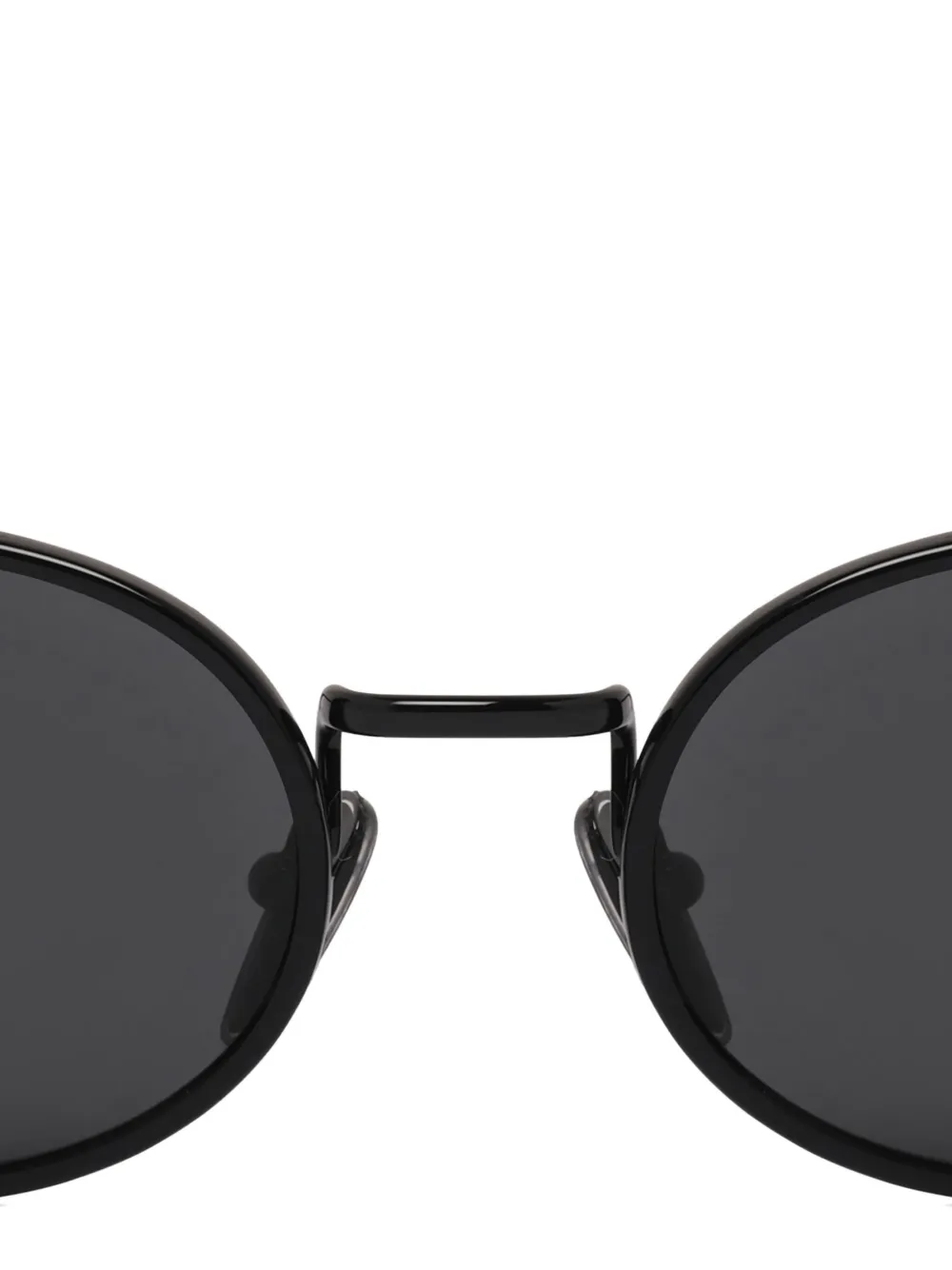 Prada Eyewear Zonnebril met ovalen montuur Zwart