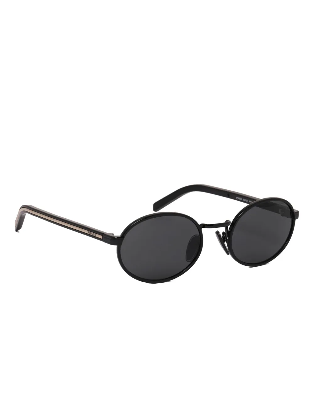 Prada Eyewear oval-frame sunglasses - Zwart