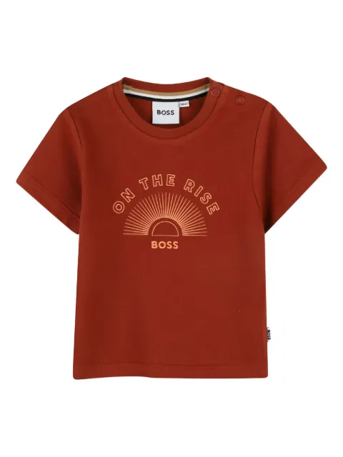 BOSS Kidswear T-Shirt mit Logo-Print
