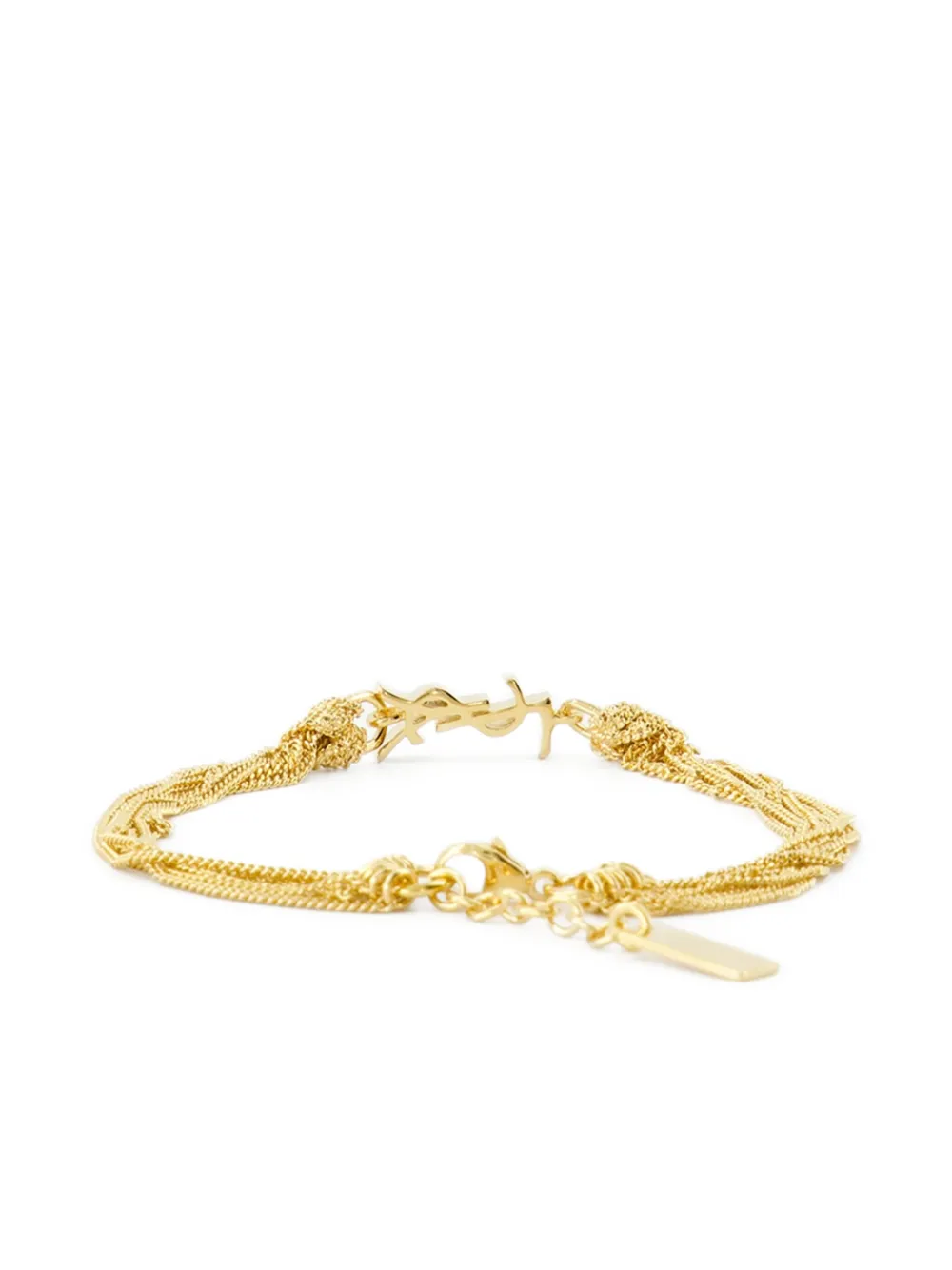 Saint Laurent Cassandre chain bracelet - Goud