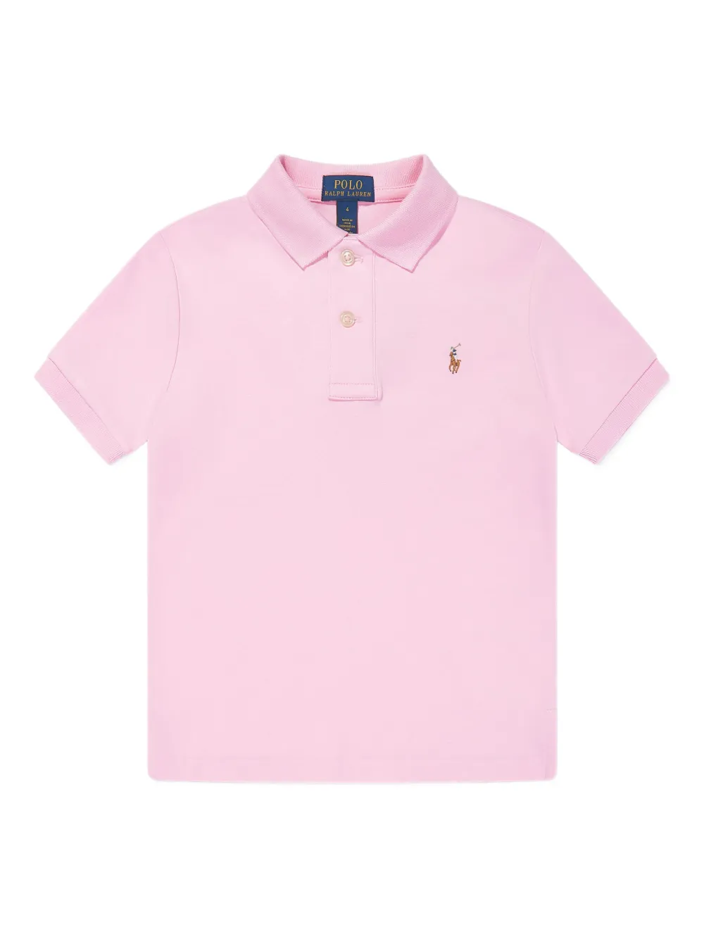 POLO RALPH LAUREN KIDS Poloshirt met geborduurd logo Roze