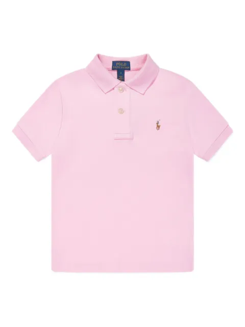 POLO RALPH LAUREN KIDS logo-embroidered polo shirt