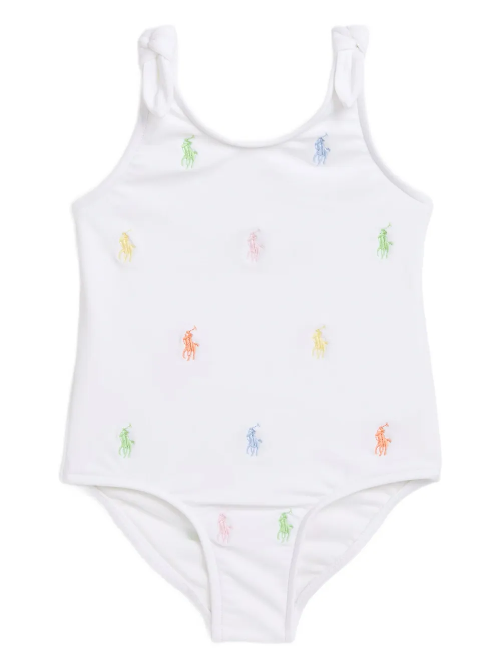 POLO RALPH LAUREN KIDS Polo Pony-embroidered swimsuit | White | Image 1