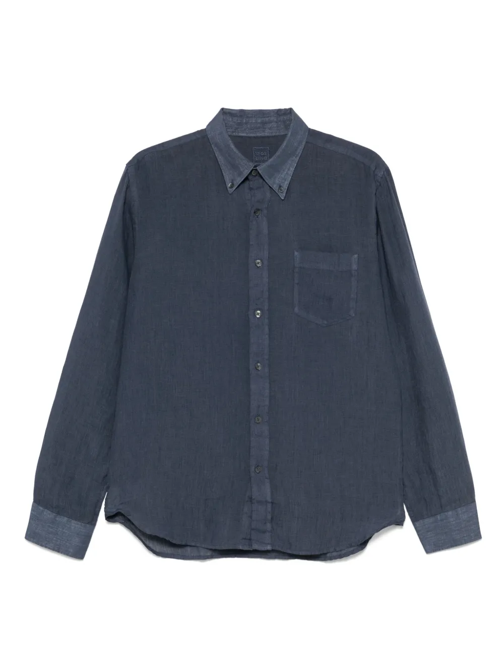 120% Lino camisa de lino | azul | Image 1