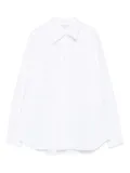 P.A.R.O.S.H. point-collar cotton shirt - White