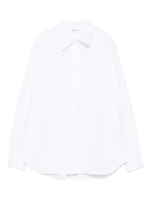 Chemise en coton à col pointu - P.A.R.O.S.H. - Modalova