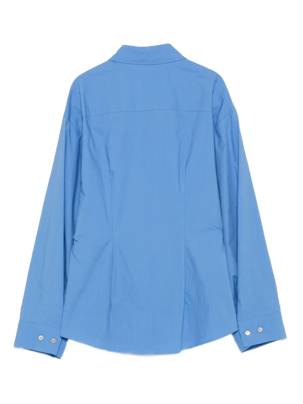 P.A.R.O.S.H. button-down cotton shirt Blauw