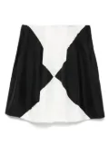 Saint Laurent Pre-Owned 2000s silk mini skirt - Black